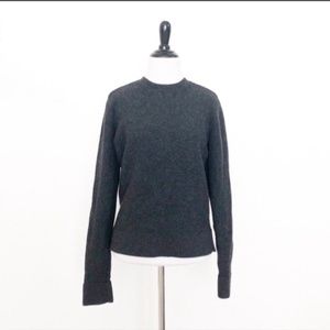 Theory Charcoal Merino Sweater